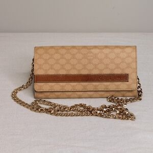 Macadam Leather Bifold Wallet Celine